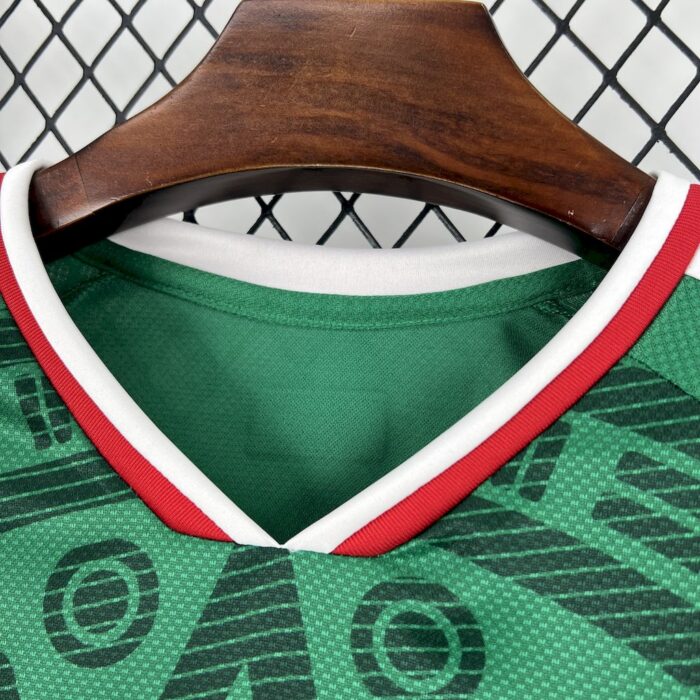 Mens Mexico 2026 World Cup Home Long Sleeve Jersey 7