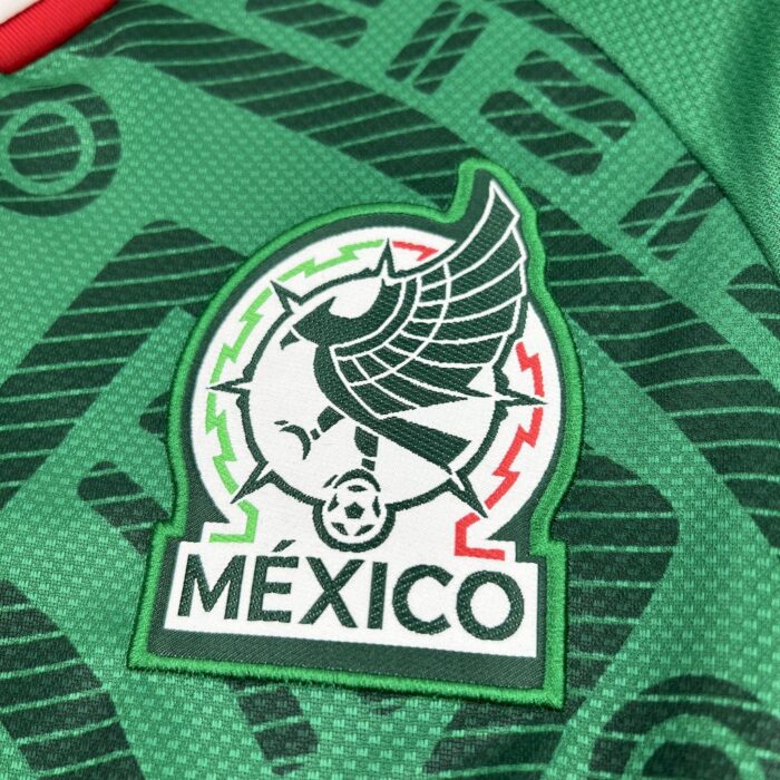 Mens Mexico 2026 World Cup Home Long Sleeve Jersey 6