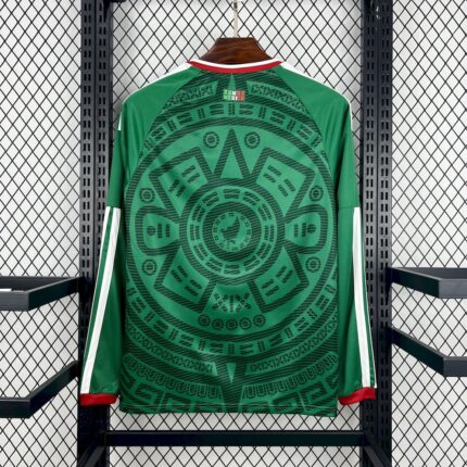 Mens Mexico 2026 World Cup Home Long Sleeve Jersey 1