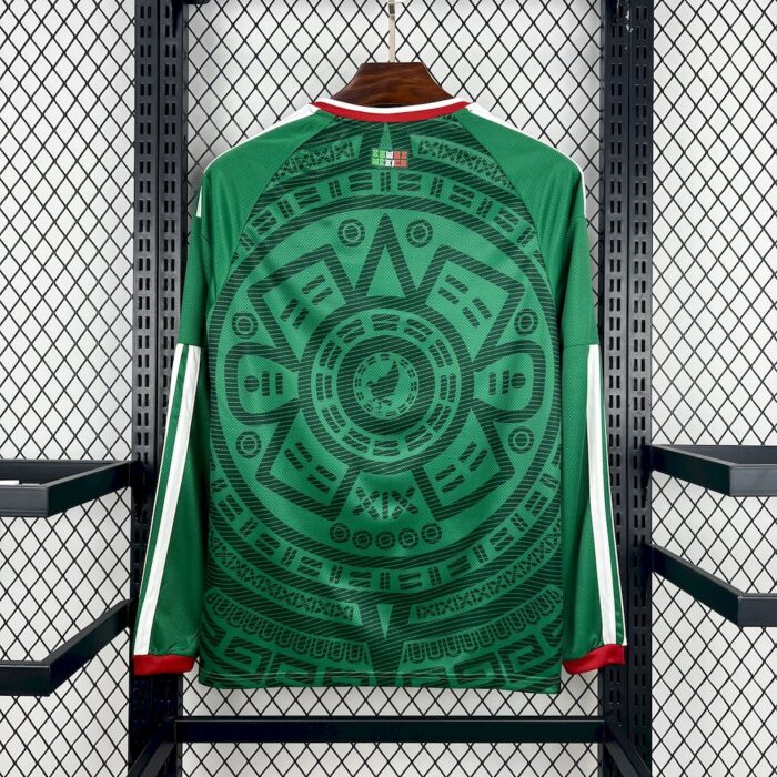Mens Mexico 2026 World Cup Home Long Sleeve Jersey 1