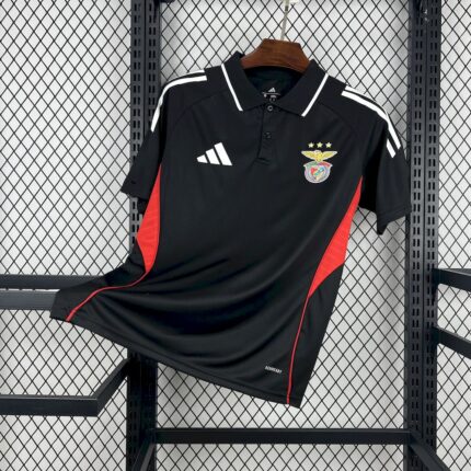 Mens Benfica 2025/26 Lazer Polo Jersey 7