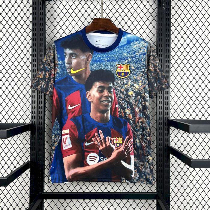 Mens Barcelona 2025/26 LAMINE YAMAL Special Jersey 3