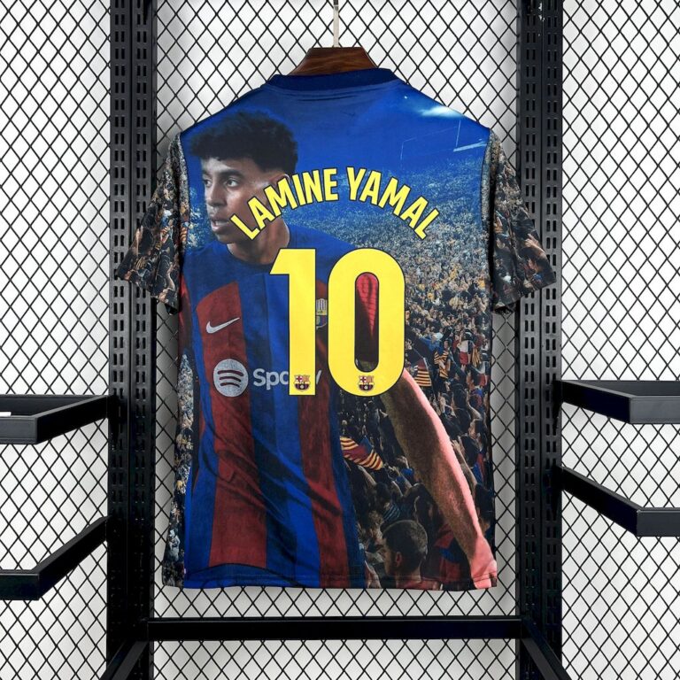 Mens Barcelona 2025/26 LAMINE YAMAL Special Jersey 1