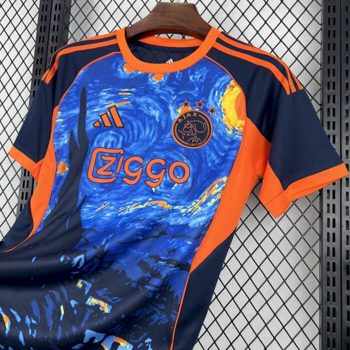 Mens Ajax x Van Gogh 2025/26 The Starry Night Edition Jersey 3