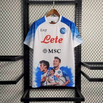 Mens Napoli 2023/24 Champion Edition Jersey White 1