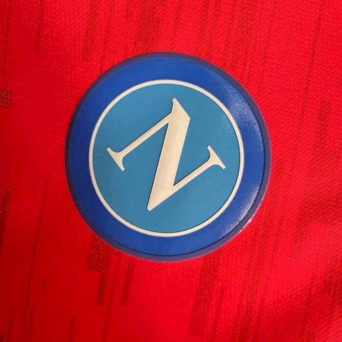 Mens Napoli 2023/24 Champion Edition Jersey Red 5