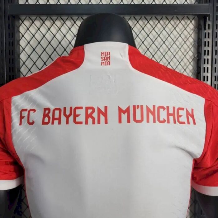 Mens Bayern Munich 2023/24 Home Player Version Jersey 8