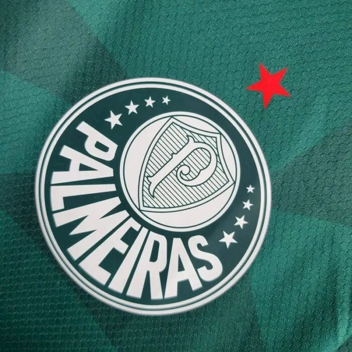 Mens Palmeiras 2023/24 Home Long Sleeve Jersey 3