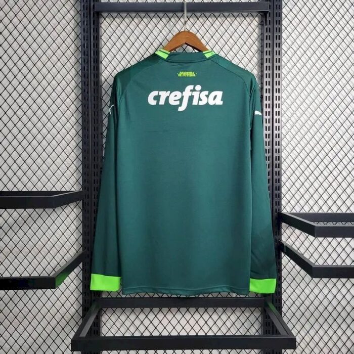 Mens Palmeiras 2023/24 Home Long Sleeve Jersey 7
