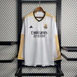 Mens Real Madrid 2023/24 Home Long Sleeve Jersey 2