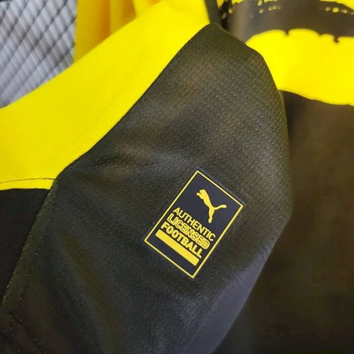 Mens Borussia Dortmund 2023/24 Home Long Sleeve Jersey 5