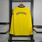 Mens Borussia Dortmund 2023/24 Home Long Sleeve Jersey 7