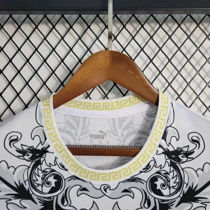 Mens Italy 2023/24 Versace Co-Branded Edition Jersey White 7