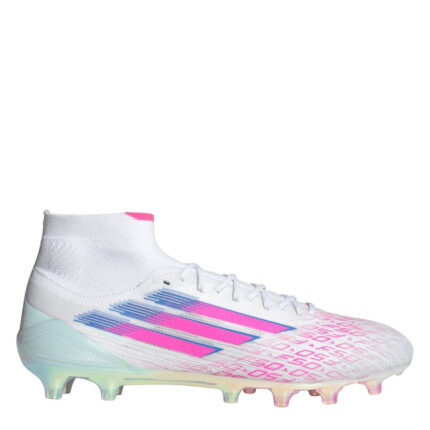 adidas Womens F50 Sparkfusion Firm Ground Football Boots – White/Pink