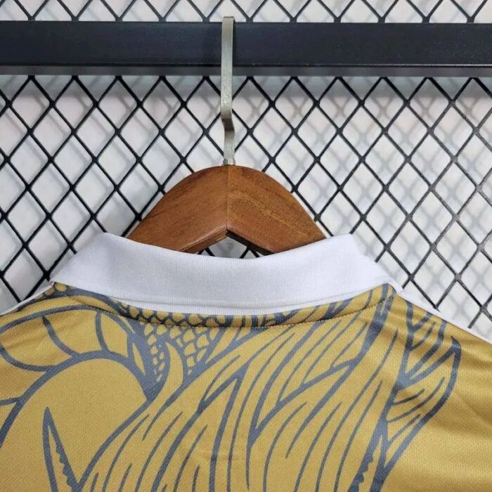 Mens Real Madrid 2023/24 Yellow Dragon Jersey 6