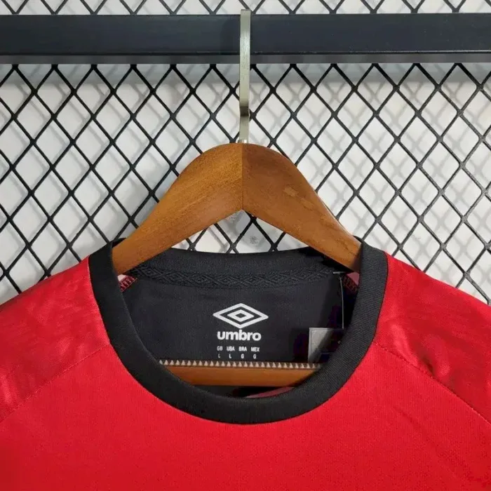 Mens Athletico Paranaense 2023/24 Home Long Sleeve Jersey 3