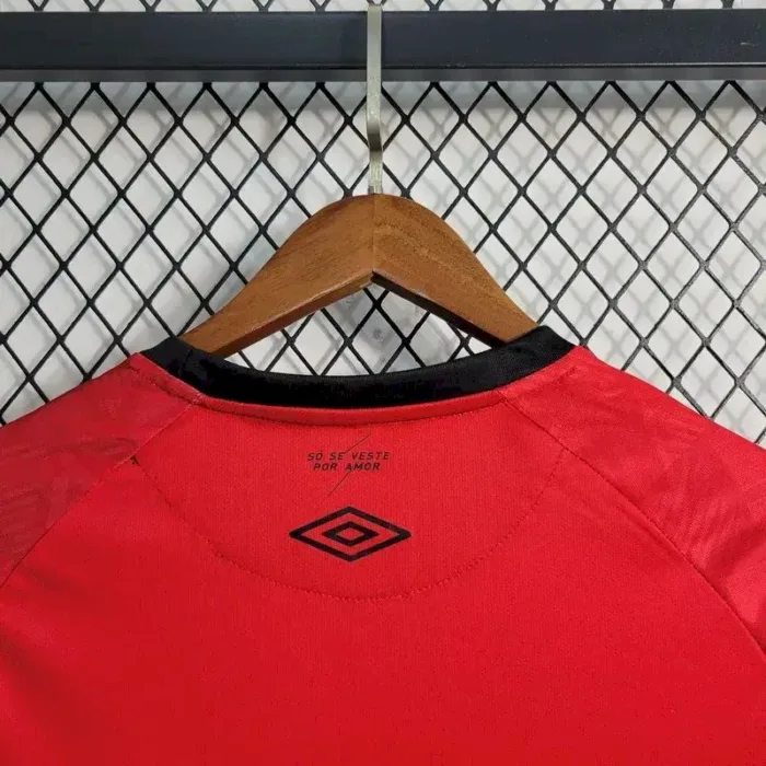 Mens Athletico Paranaense 2023/24 Home Long Sleeve Jersey 9
