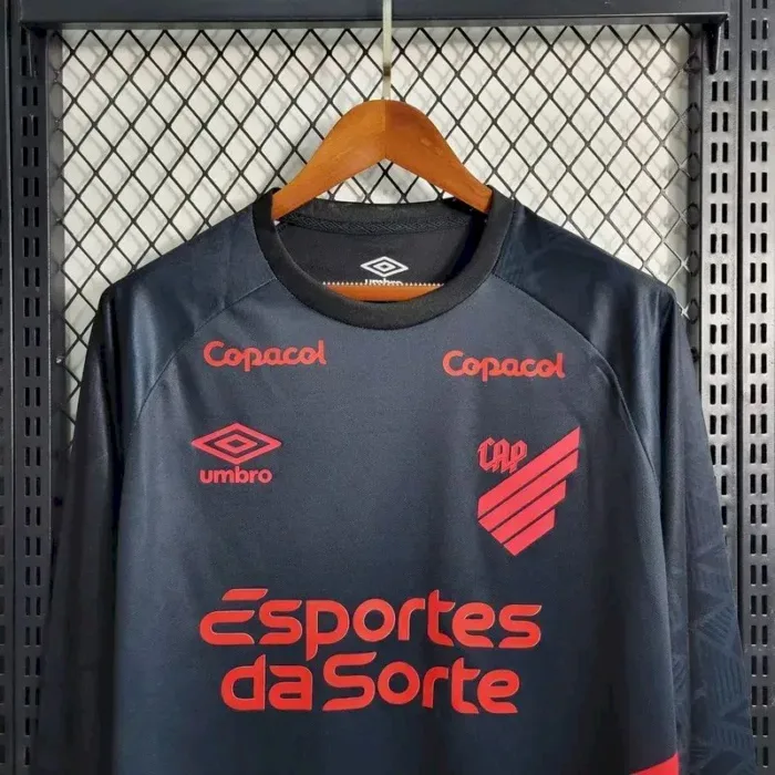 Mens Athletico Paranaense 2023/24 Away Long Sleeve Jersey 1