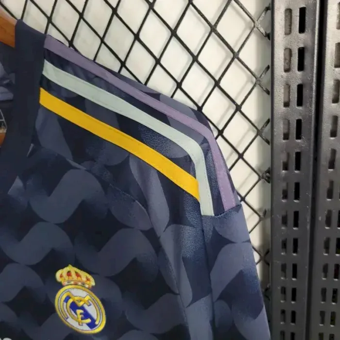 Mens Real Madrid 2023/24 Away Long Sleeve Jersey 7