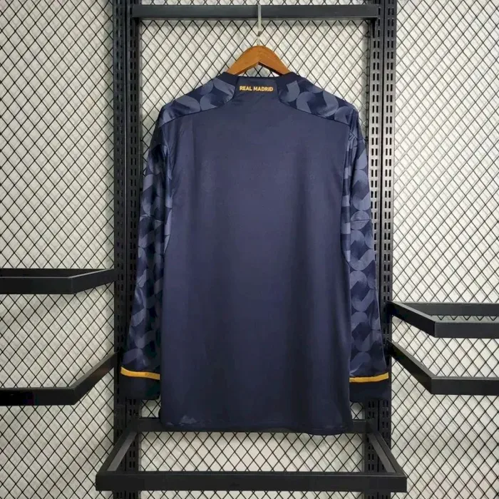 Mens Real Madrid 2023/24 Away Long Sleeve Jersey 9