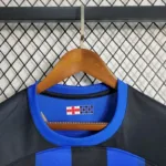 Mens Inter Milan 2023/24 Home Long Sleeve Jersey With AD 8