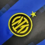 Mens Inter Milan 2023/24 Home Long Sleeve Jersey With AD 7