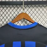 Mens Inter Milan 2023/24 Home Long Sleeve Jersey With AD 2