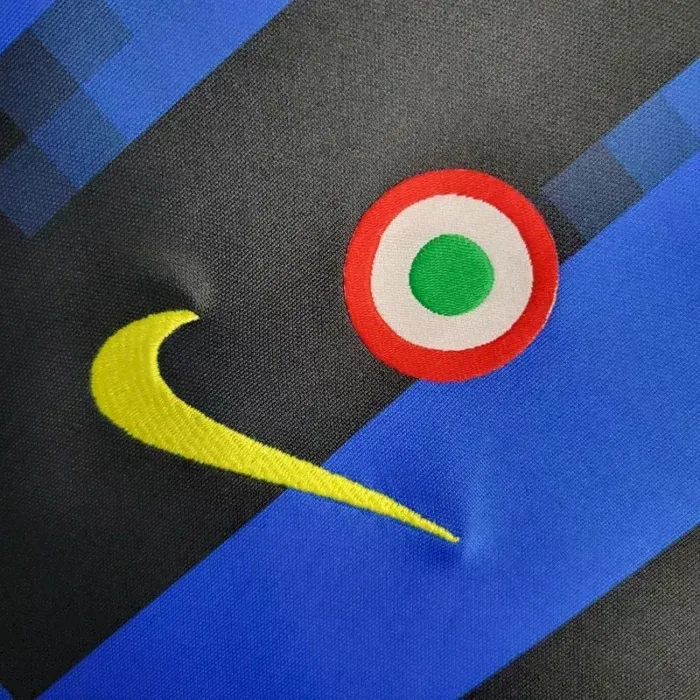 Mens Inter Milan 2023/24 Home Long Sleeve Jersey With AD 5