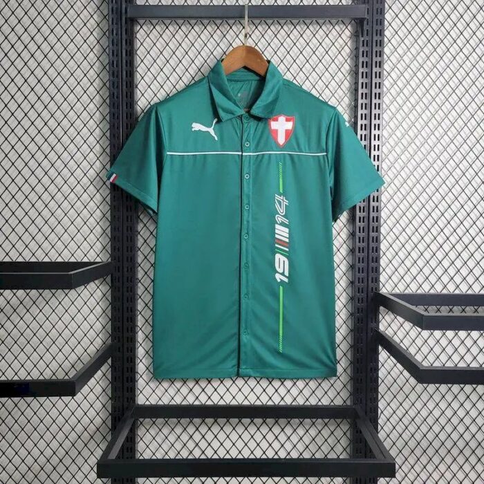 Mens Palmeiras 2023/24 Pre-Match Jersey Green 1
