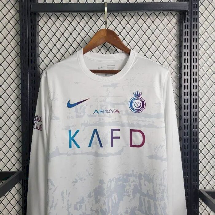 Mens Al-Nassr 2023/24 Third Long Sleeve Jersey 1
