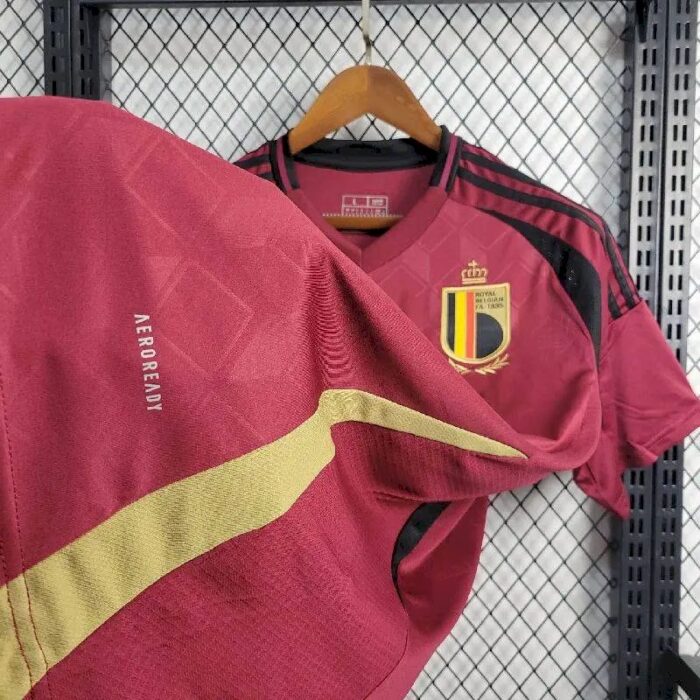 Mens Belgium 2024/25 Home Jersey 4