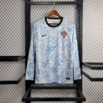 Mens Portugal 2024/25 Away Long Sleeve Jersey 9