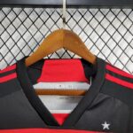 Mens Flamengo 2024/25 Home Long Sleeve Jersey 3