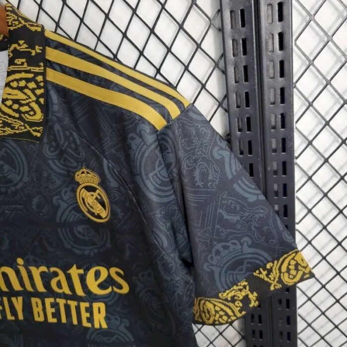 Mens Real Madrid 2023/24 Concept Edition Jersey Black 3