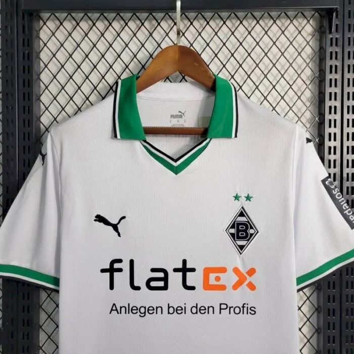 Mens Borussia Mönchengladbach 2023/24 Home Jersey 4