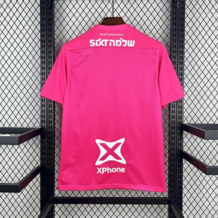 Mens Hapoel Tel Aviv 2025/26 Pink October Jersey 1