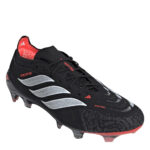 adidas Predator Firm Ground Football Boots – Black/Red – view 7