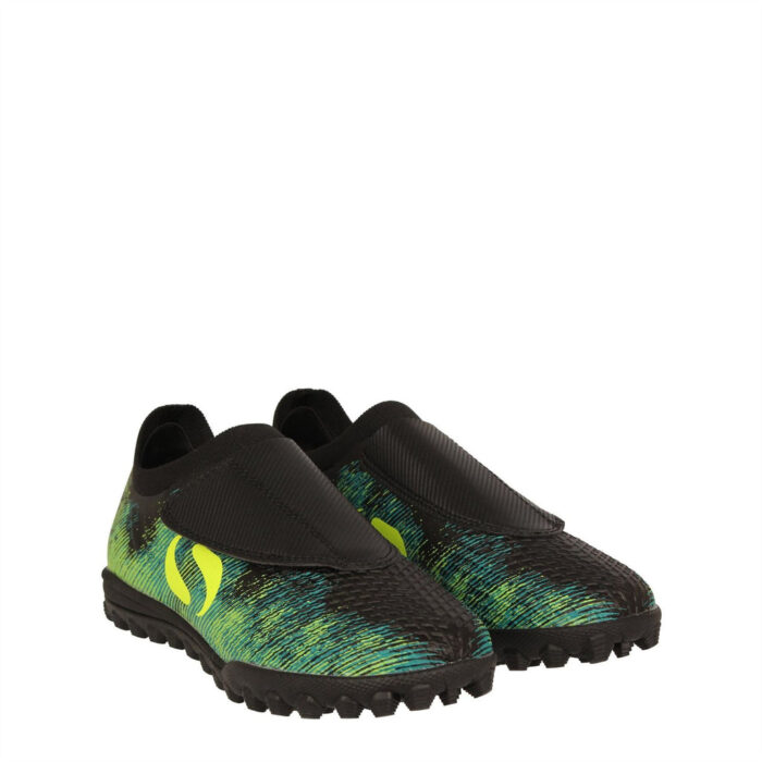 Sondico Blaze Junior Turf Football Boots – Black/Green – view 5