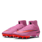 Nike Mercurial Superfly 10 Artificial Ground Football Boots – Pink/Black – view 4