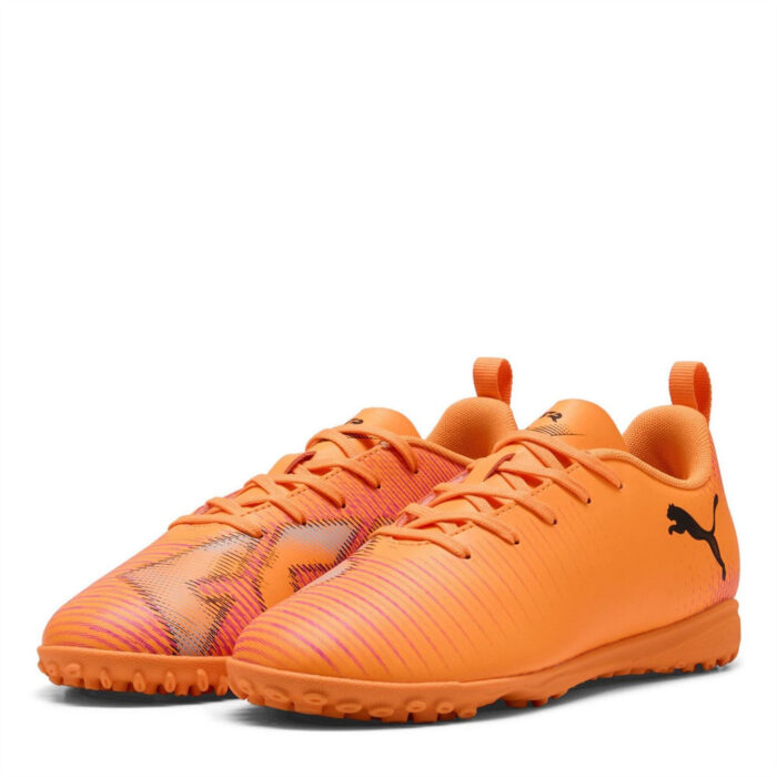 Puma Future 8 Junior Turf Football Boots – Orange/Black – view 7