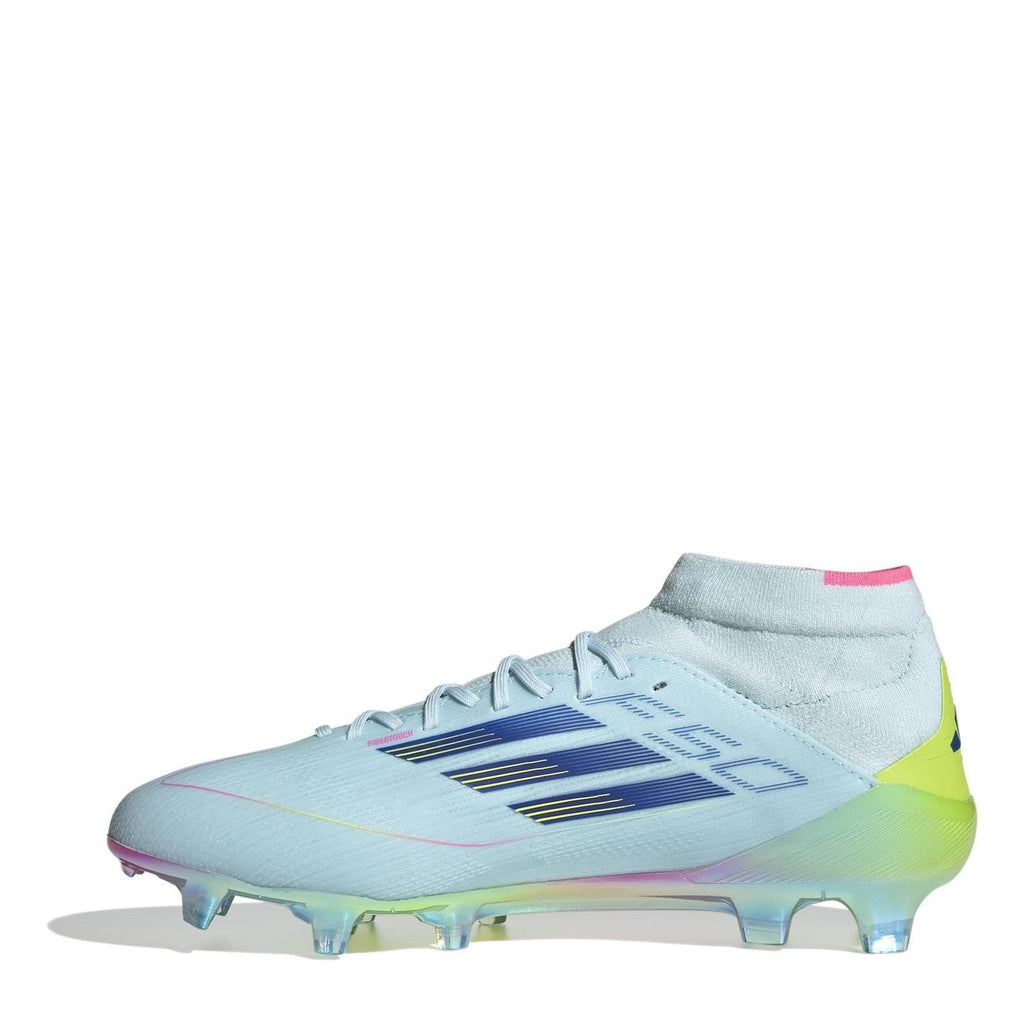 adidas Womens F50 Firm Ground Football Boots – Blue/Yellow – view 2