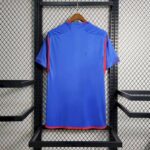 Mens Olympique Lyonnais 2024/25 Retro Blue Jersey 4