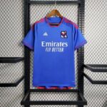 Mens Olympique Lyonnais 2024/25 Retro Blue Jersey 1