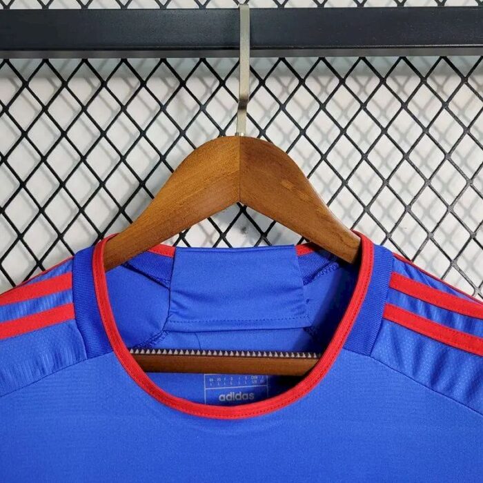 Mens Olympique Lyonnais 2024/25 Retro Blue Jersey 10