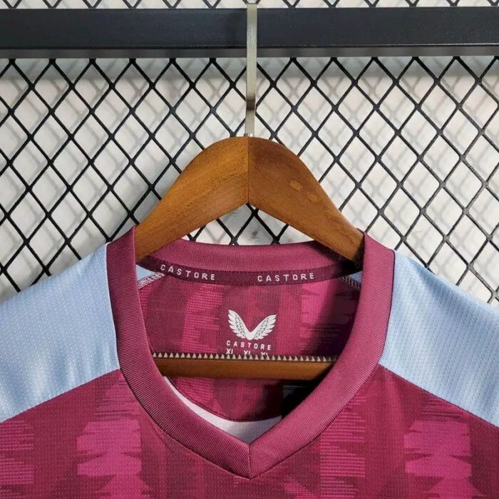 Mens Aston Villa 2023/24 Home Jersey 7
