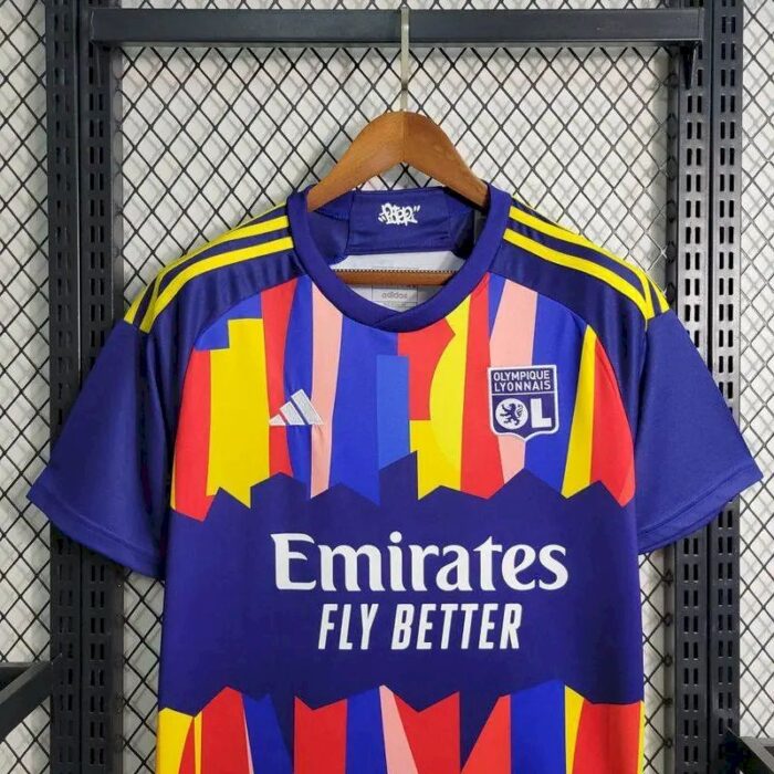 Mens Olympique Lyonnais 2023/24 Third Jersey 2