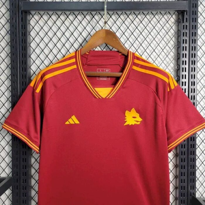 Mens AS Roma 2023/24 Home Jersey 3