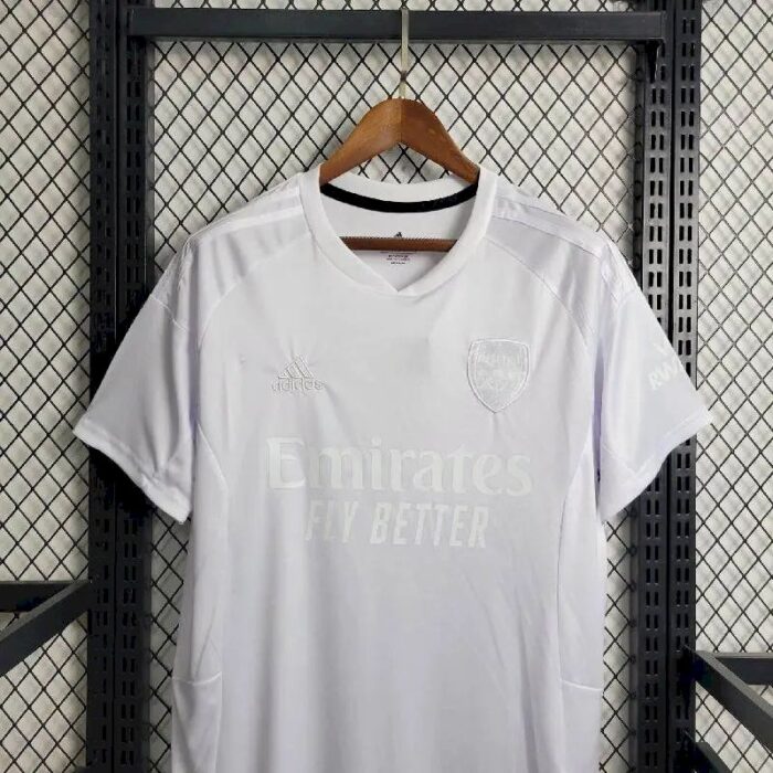 Mens Arsenal 2024/25 White Jersey 4