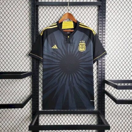 Mens Argentina 2023/24 Black Jersey 1