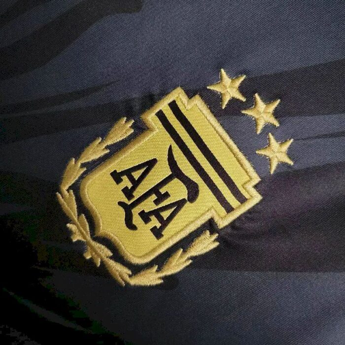 Mens Argentina 2023/24 Black Jersey 8